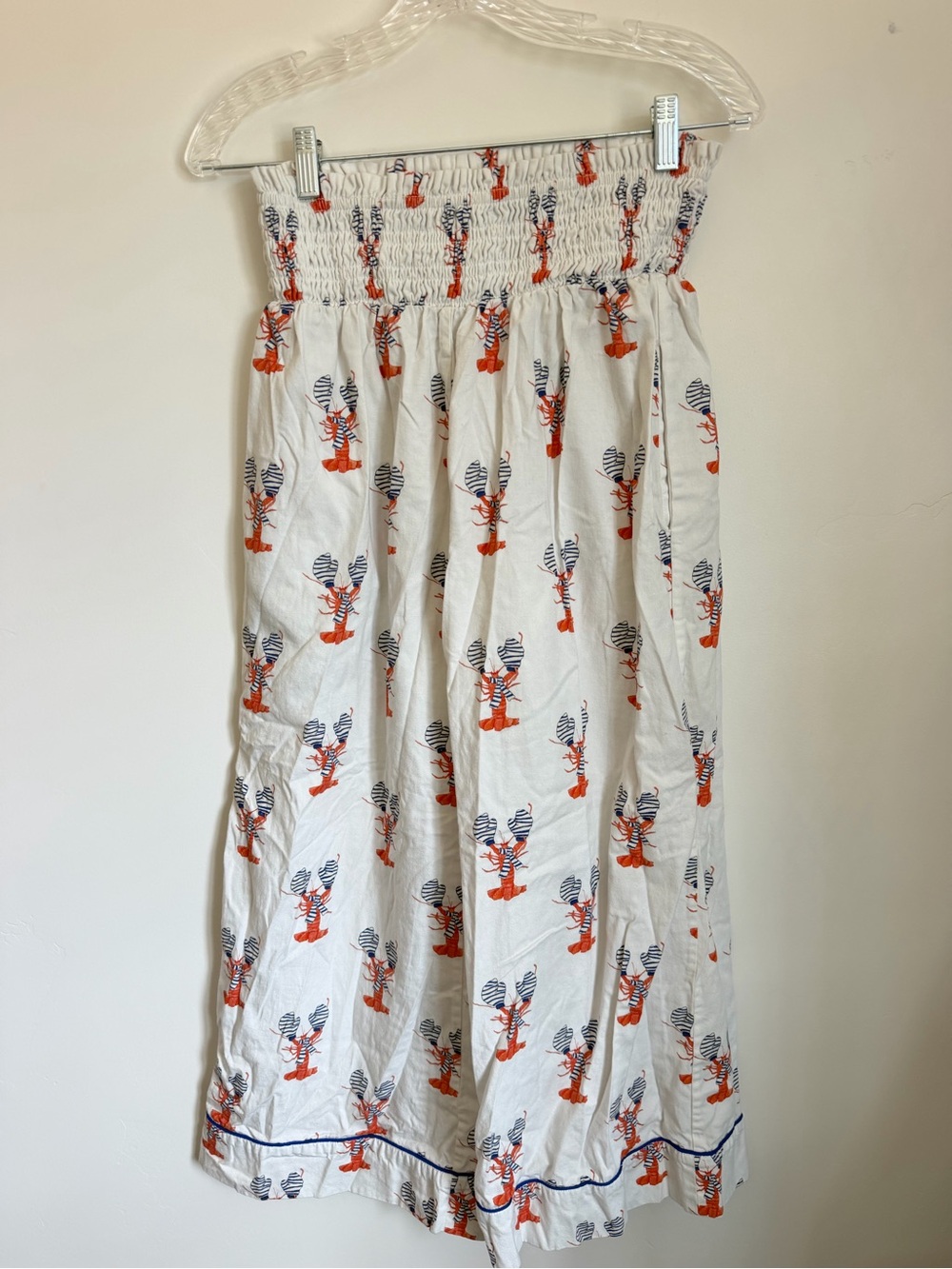 Sara Fitz Lobster Print Pajama Pants S